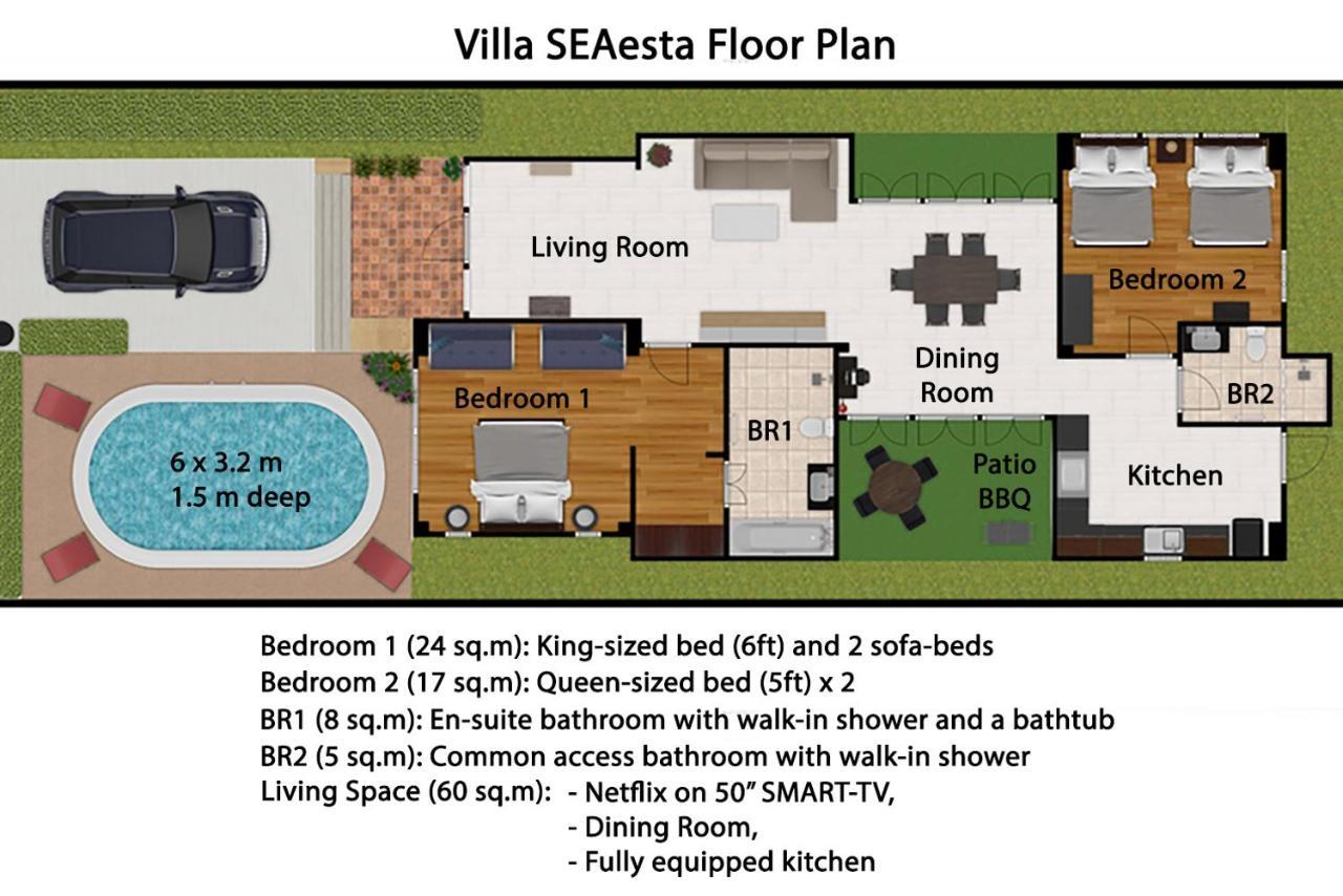 Villa Seaesta Ao Nang Bagian luar foto